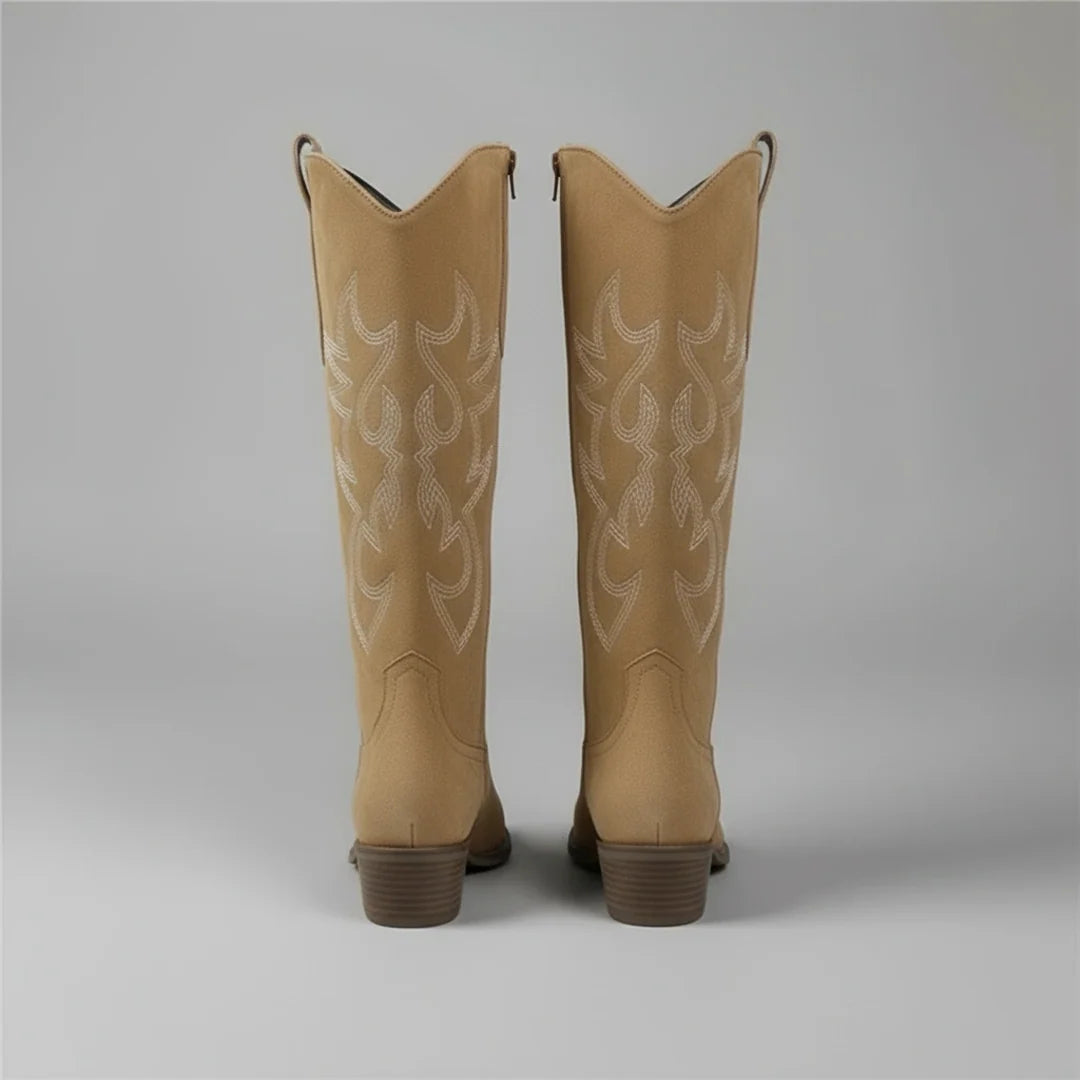 Women's Leather Western Boots